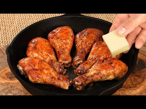 Bestes Hähnchenkeulen Rezept!!! Habe diesen Trick in einem Restaurant gelernt!