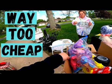 I COULD NOT BELIEVE THESE GARAGE SALE PRICES