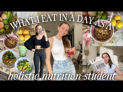 What I eat in a day as a holistic nutrition student 🌱 balancing out my hormones!