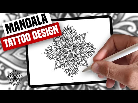 Procreate Mandala Tattoo Design | A Complete Tutorial