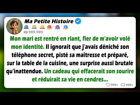 Mon mari est revenu d'un "voyage d'affaires" en riant... jusqu'à ce qu'il voie ce que j'avais...