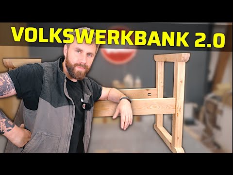 ALLES AUF ANFANG EP 3: MASSIVE WERKBANK bauen OHNE teure Maschinen! STABILES Untergestell in EINFACH