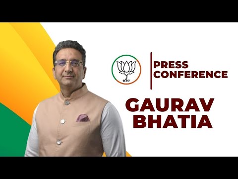 BJP Spokesperson Gaurav Bhatia addresses press conference | Rahul Gandhi | BJP | Congress