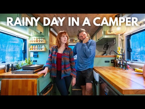 Cozy Rainy Day Camping Off-Grid | Fall in a New Hampshire Forest