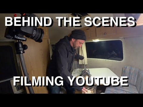 Behind The Scenes Filming A YouTube Video