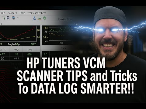 HP Tuners VCM Scanner Tips and Tricks To Data Log Smarter!!