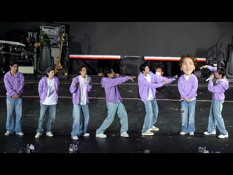 BTS ENDING MENT ( Happy birthday JIMIN 생일축하 받는 지민) Fancam @ 2022 BTS YET TO COME IN BUSAN CONCERT