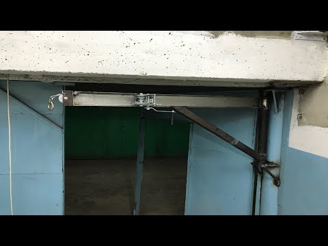 Поворотный кран в гараж, из обрезков.