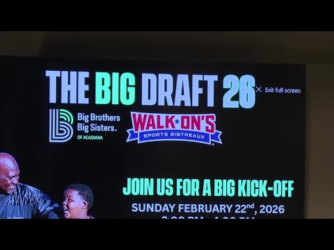 Big Brothers Big Sisters & the NFL team up to mentor youth in Acadiana