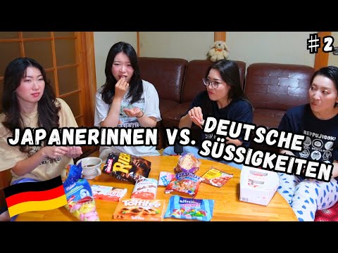 Japanerinnen bewerten Deutsche Süßigkeiten! (Runde 2)