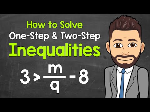 Solving Inequalities | One-Step and Two-Step Inequalities | Math with Mr. J