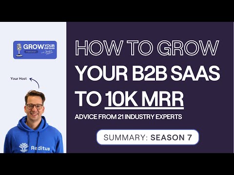 S7E22 – How to grow your B2B SaaS to 10M ARR? Advice from 21 experts