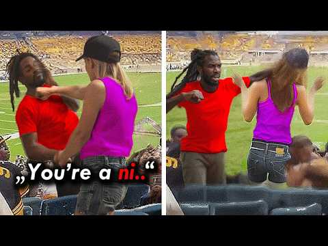 Karen SLAPS Man &amp; Gets Her A$$ WHUPPED On Live TV!