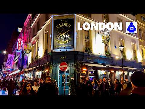 London Night Walk 2026 | Exploring Piccadilly Circus, Soho and Regent Street [4K HDR]