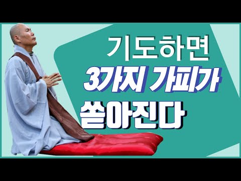 [불교] 우학스님 생활법문 (기도하면 3가지 가피가 쏟아진다)