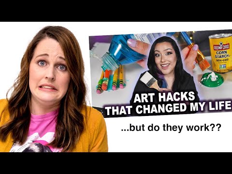 I tried Super Rae Dizzle's "Life Changing" Art Hacks