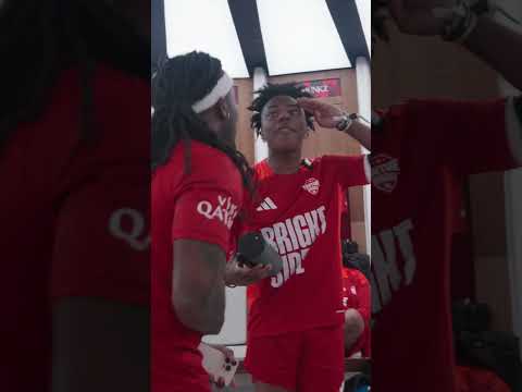 IShowSpeed and Kai Cenat rapping before Sidemen Charity Match