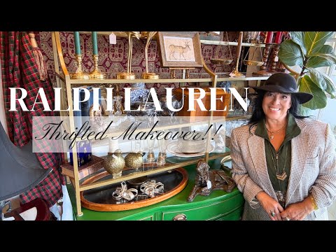Ralph Lauren Old World / English / Americana Thrift Makeover!!