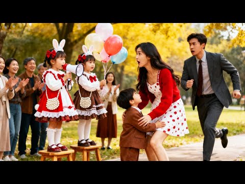 Triplets clung to the poor girl’s legs yelling Mom! CEO heard, took her home to dote on instantly!