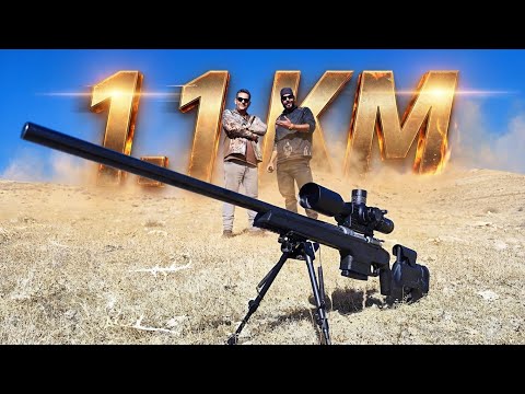 شلیک از فاصله باورنکردنی 1.1 کیلومتر به بطری نوشابه با نخجیر3 کالیبر 270💥🎯