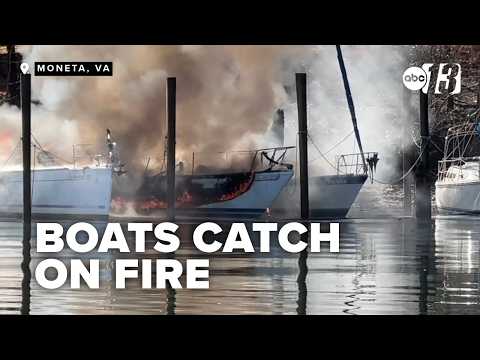 Two sailboats destroyed in Smith Mountain Lake dock fire