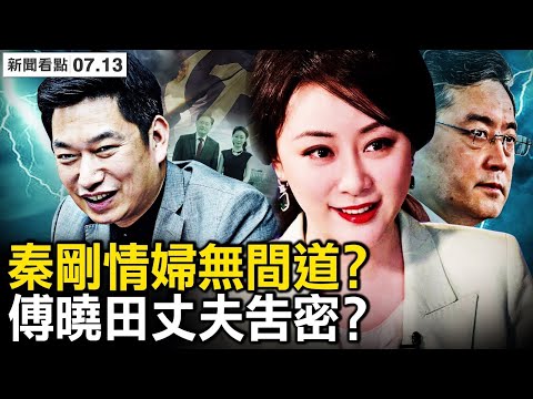 秦剛情婦私生子曝光；傅曉田是雙面間諜？豫商總裁揭秘？趙立堅將復出？【新聞看點 李沐陽7.13】