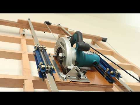 DIY Panel Saw Plywood Cutting Jig || The Ultimate Plywood Panel Saw