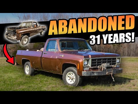 ABANDONED Chevy 4x4 Rescued After 31 Years! Will It Run and Drive? PART 1