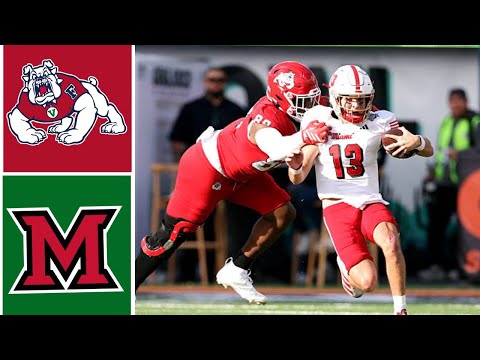 Miami (OH) vs Fresno State Highlights | 2025 College Football Snoop Dogg Arizona Bowl Championship