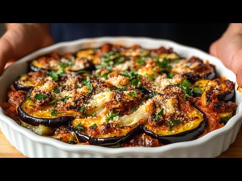 My Italian Grandmother's Eggplant Recipe! All the Guests go Crazy for it! Easy & Delicious!