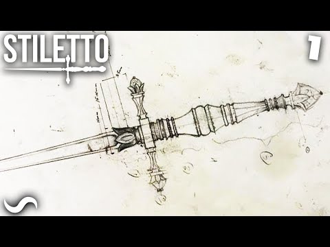 DAMASCUS STILETTO DAGGER!!! Part 1