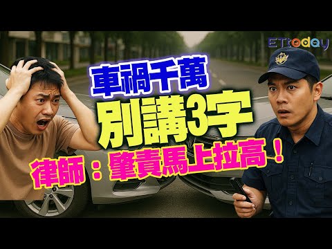 車禍千萬別講3字　律師：肇責馬上拉高！