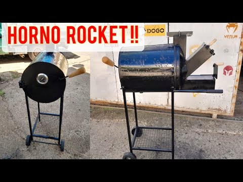 Rocket cooker with oven