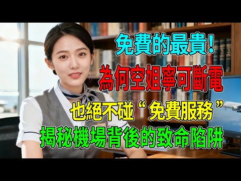 免費的最貴！為何空姐寧可斷電也絕不碰它？揭秘機場“免費服務”背後的致命陷阱！99%的人都做錯了！#手機安全#機場充電#免費充電樁#充電劫持#駭客攻擊#個人隱私洩露