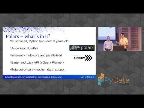 Giles Weaver & Ian Ozsvald - Pandas 2, Dask or Polars? Tackling larger data on a single machine