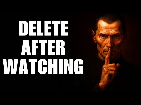 Let Me Tell You The Secret I Promised to NEVER Share (Delete After Watching) — Machiavelli’s Code