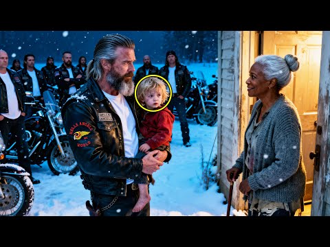 Black Woman Shelters a Freezing Hell's Angel's Dad for 1 Night, Days Later Dozens of Bikers Arrive