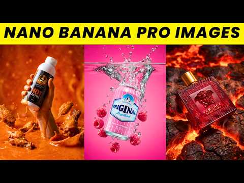 NANO BANANA PRO INSANE Product Photos (Gemini 3 Pro Image TUTORIAL)