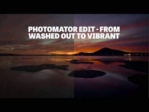 Transforming a Washed Out Landscape Photograph in Apple Photomator