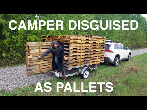 Camper Disguised As Pallets