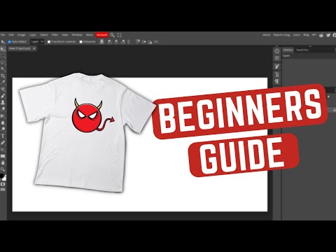 How to Use Photopea for Clothing Brand (Step-by-Step)
