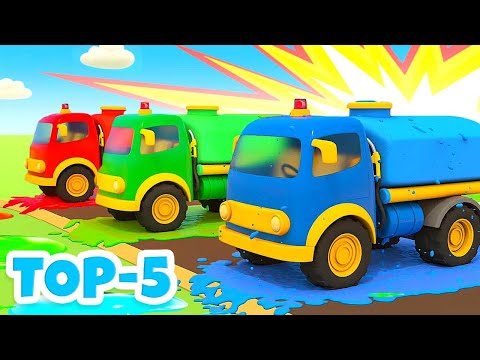 Helfer Autos Kompilation. Die neuen Einsätze für die Helfer Autos. Lehrreiche Zeichentrickfilme