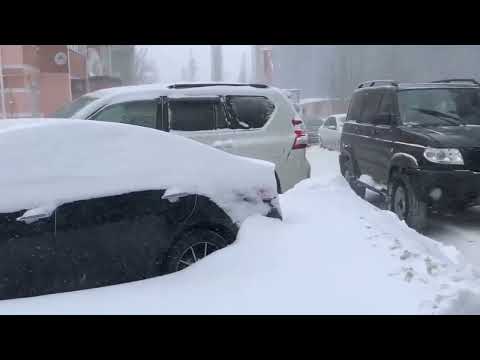 Снежный АПОКАЛИПСИС😱 ПЕСНЯ ВИА Пламя Такого снегопада давно не помнят здешние места...