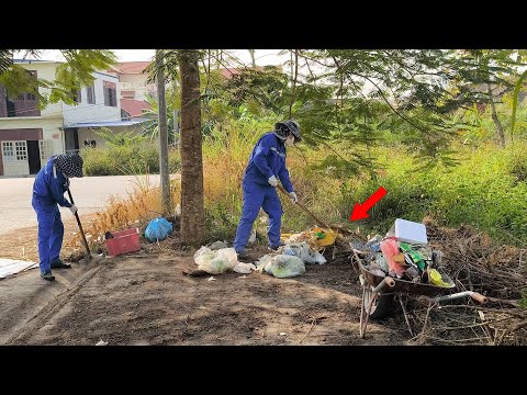 They Buried the Trash Right Next to The Sidewalk - But the Scarier Thing was What Lay Behind