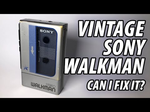 Vintage Sony Walkman - Can I Fix it? (basic repair)