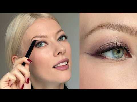 Glitter Eye Makeup Made Easy — Step-by-Step Tutorial for Beginners | Elena Rachitskaya
