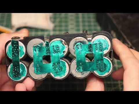 Ремонт большого 18V аккумулятора для электроинструмента