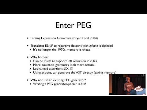 "Writing a PEG parser for fun and profit" - Guido van Rossum (North Bay Python 2019)