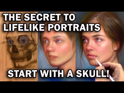 The Secret to Painting Realistic Portraits over Skulls – Must-Try Technique!
