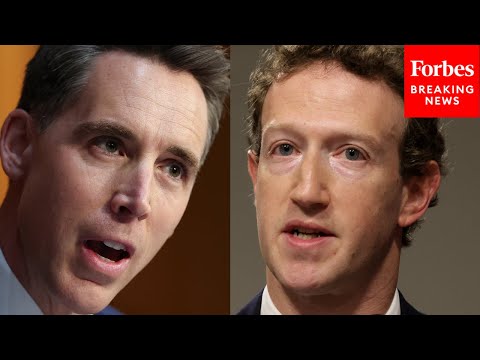 Josh Hawley Slams Mark Zuckerberg For Failing To Attend Hearing On Dangers Of Meta's AI Chatbots